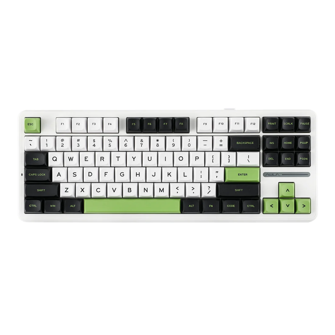 AULA_F87_Pro_White_Green_1.jpg AULA F87 PRO (GRAYWOOD V4) - Image 1